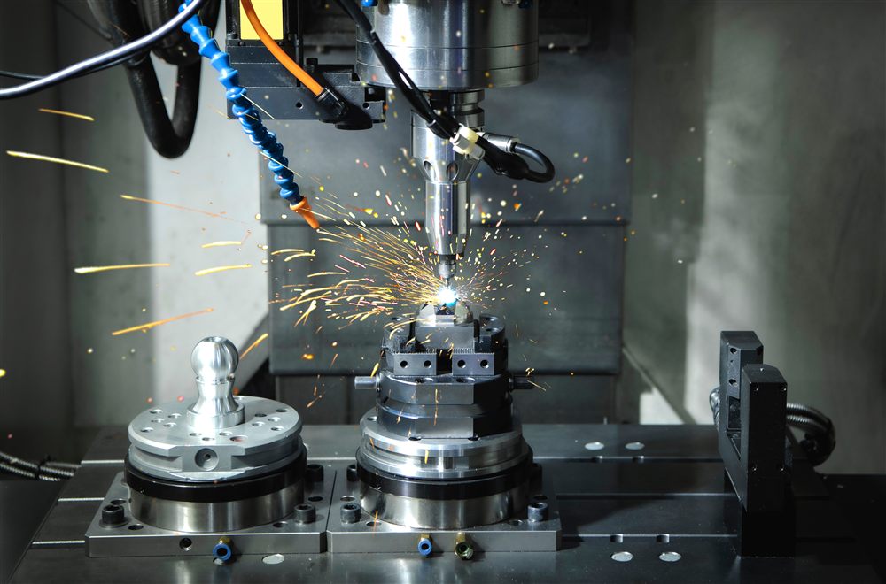 CNC machining representing local manufacturing capability